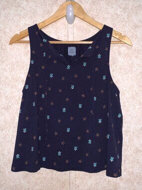 Jane and Bleecker Women's Pajama Tank Turtle & Sea Star